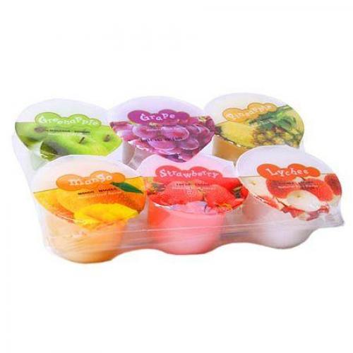 ABC Assorted Fruit Flavour Jelly Cup 6pk 123g