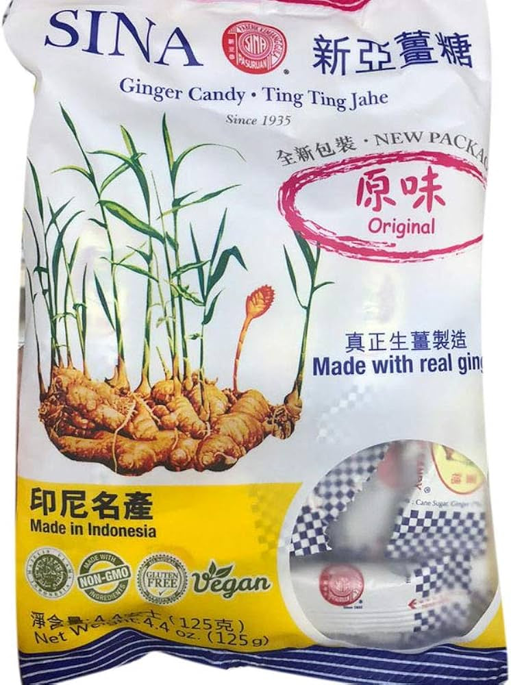 Sina Ginger Candy Packet 125g