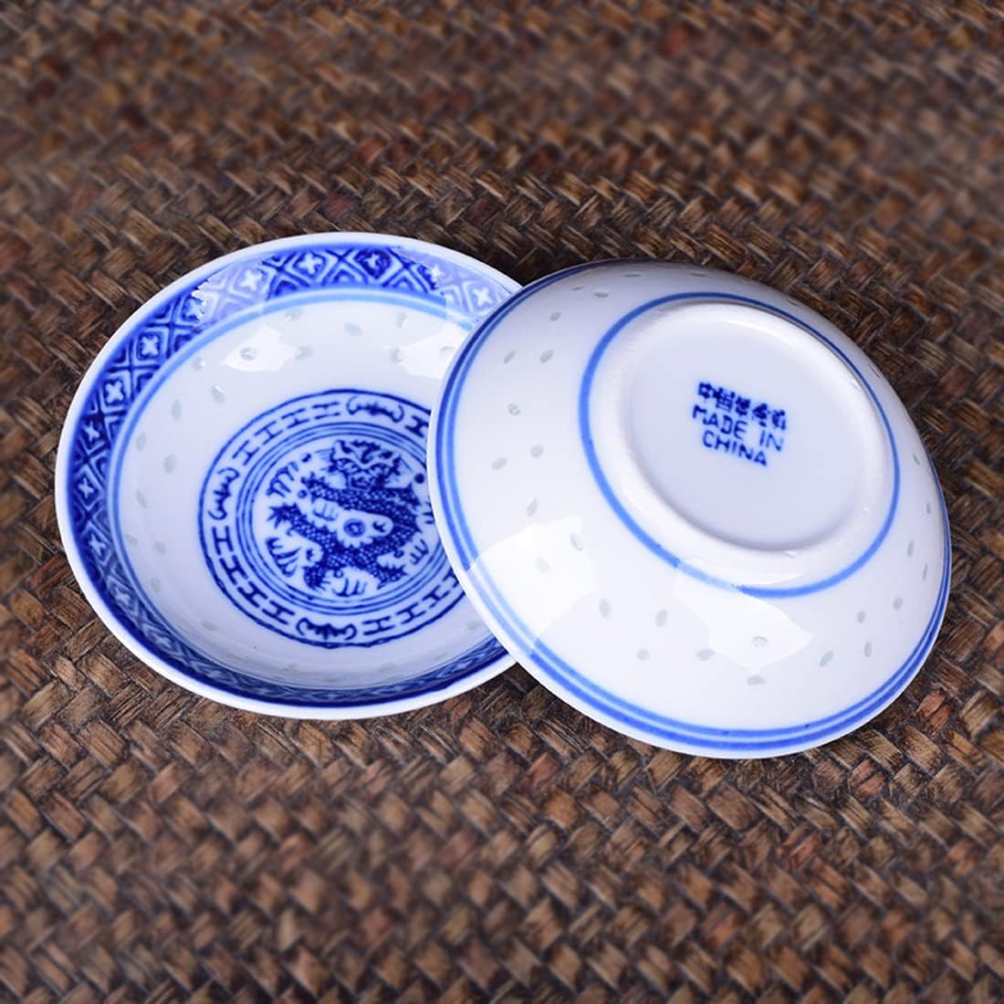 Blue & White Porcelain Dipping Plate 10cm