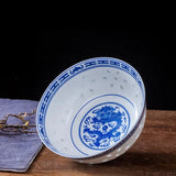 Chinese Blue and White Porcelain Bowl 18cm