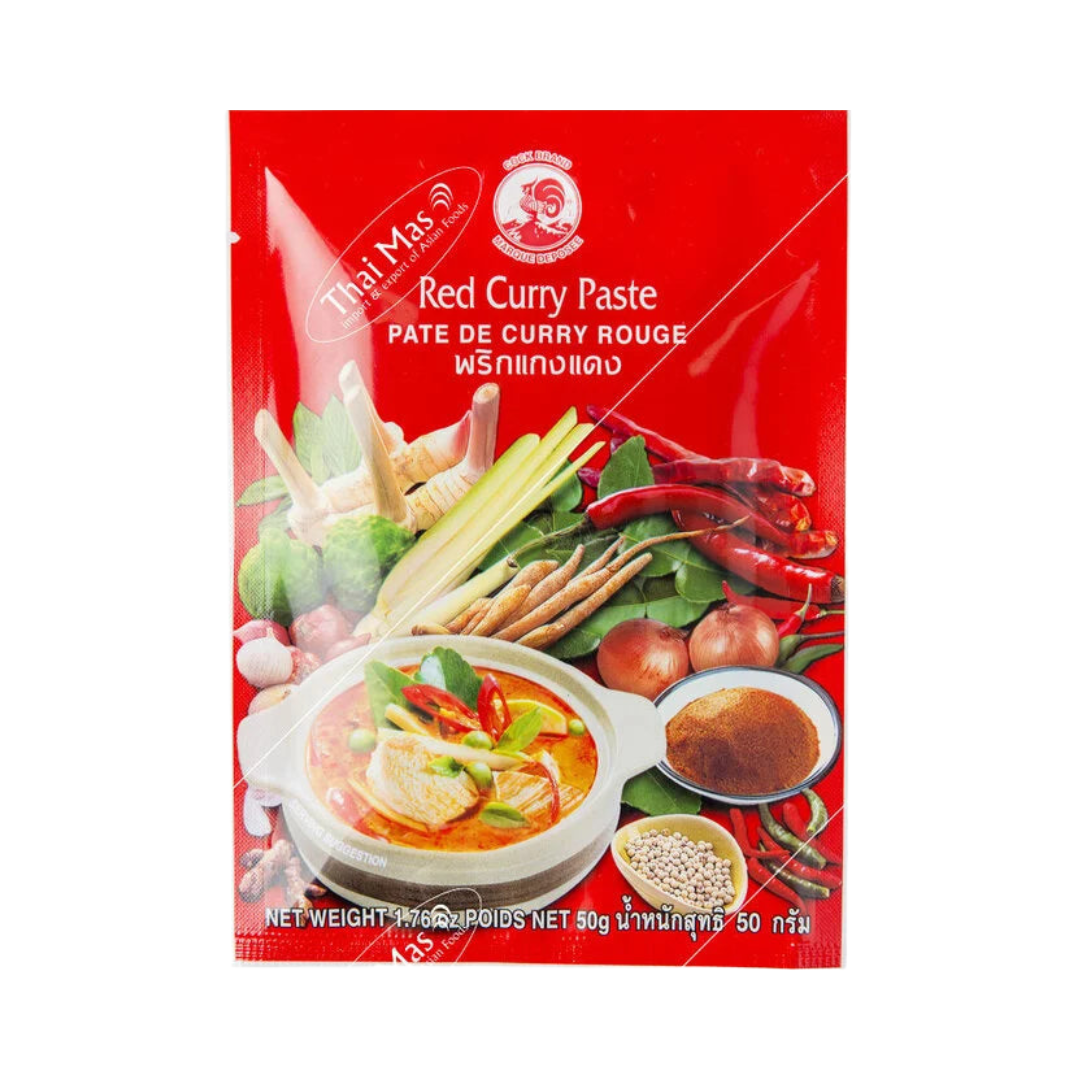 Cock Brand Red Curry Paste 50g