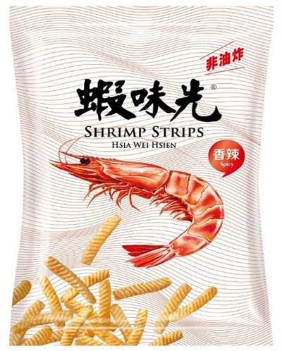 Hsia Wei Hsien Shrimp Strips Spicy 60g