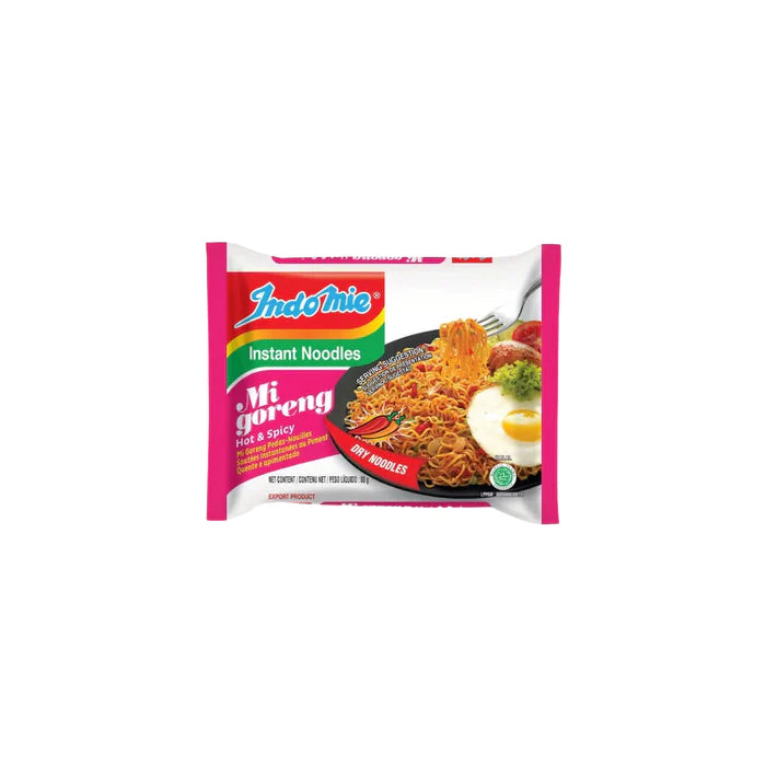 Indomie Instant Noodles Mi Goreng Hot & Spicy 80g