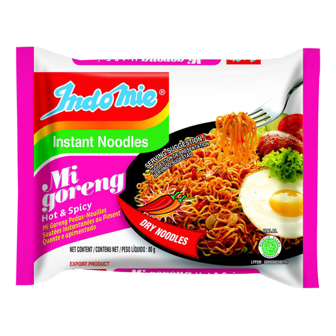 Indomie Instant Noodles Mi Goreng Hot & Spicy 80g