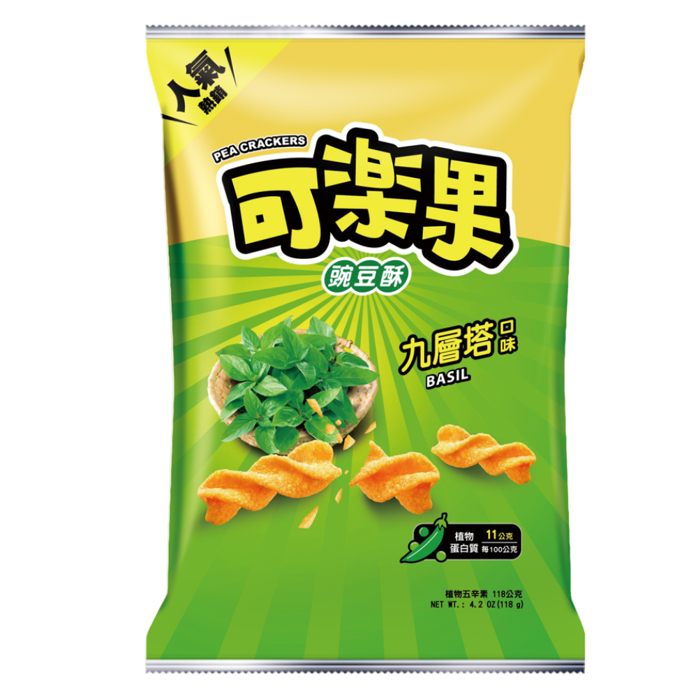 K Pea Chips Basil Flavor 48g