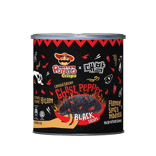 MPC Ghost Pepper Black Crisps 45g