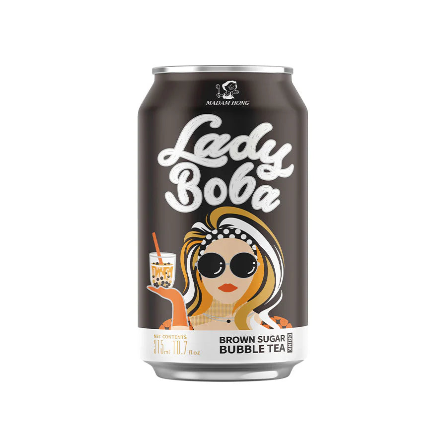 Madam Hong Lady Boba Brown Sugar Bubble Tea 315ml