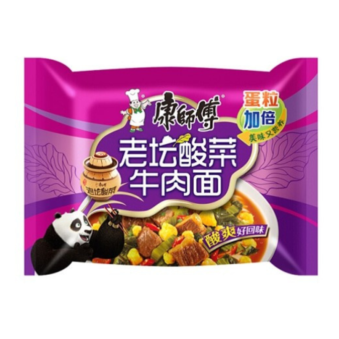 Master Kong Pickled Vegetable Beef Noodle 117g