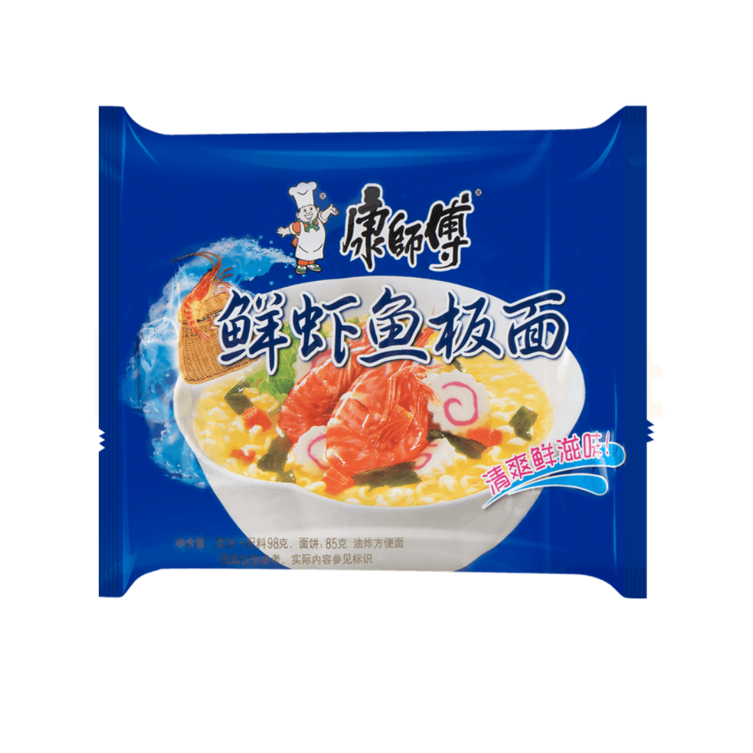 Master Kong Shrimp Seafood Noodle 98g