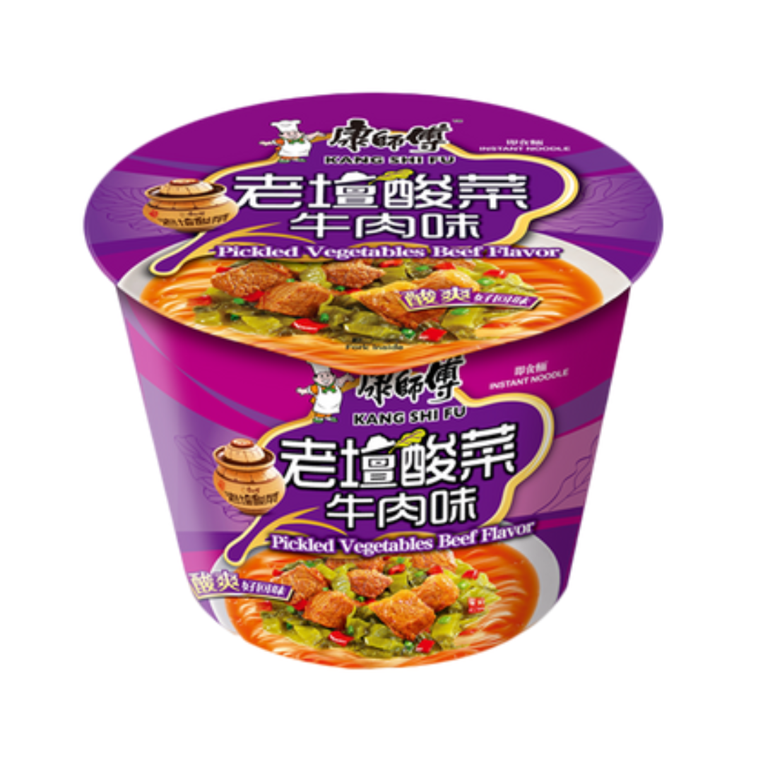 Master Kong Instant Pickled Vegetable Beef Noodle Cup