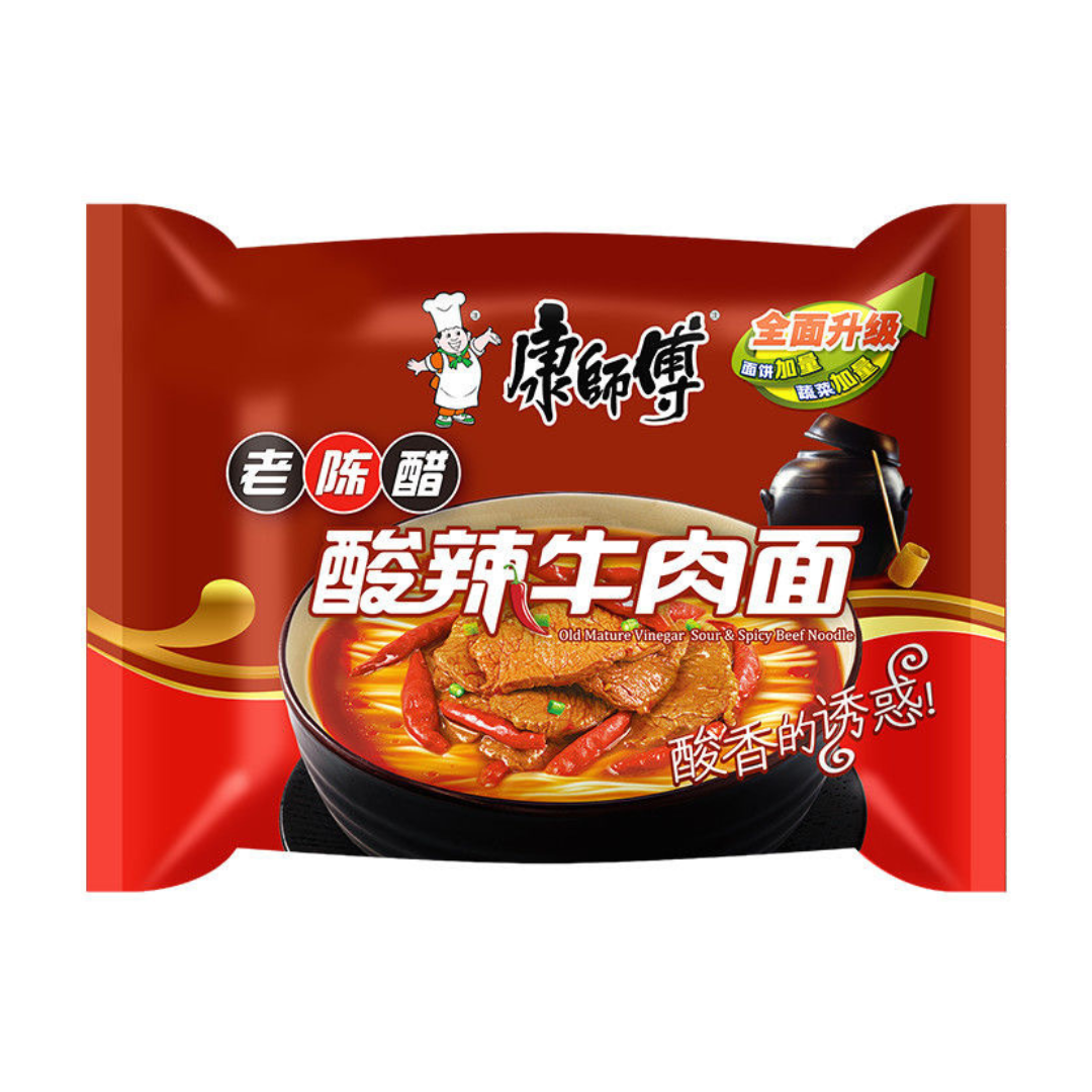 Master Kong Sour Spicy Beef Noodle 104g