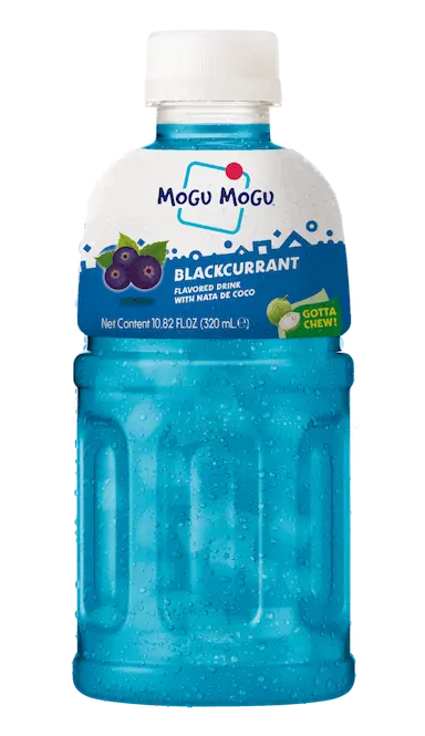 Mogu Mogu Black Current Flavored Drink 320ml