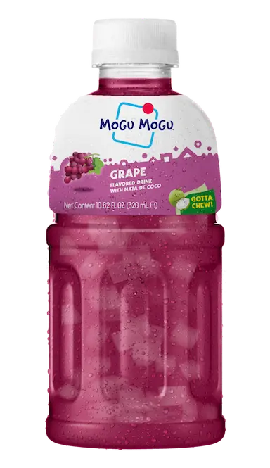 Mogu Mogu Grape Flavored Drink 320ml