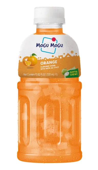 Mogu Mogu Orange Flavored Drink 320ml