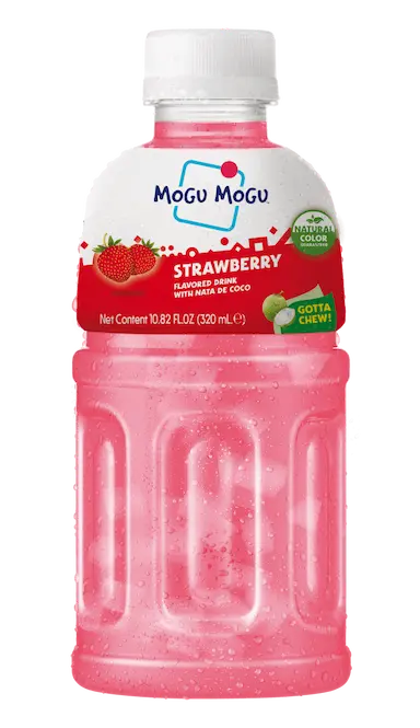 Mogu Mogu Strawberry Flavored Drink 320ml