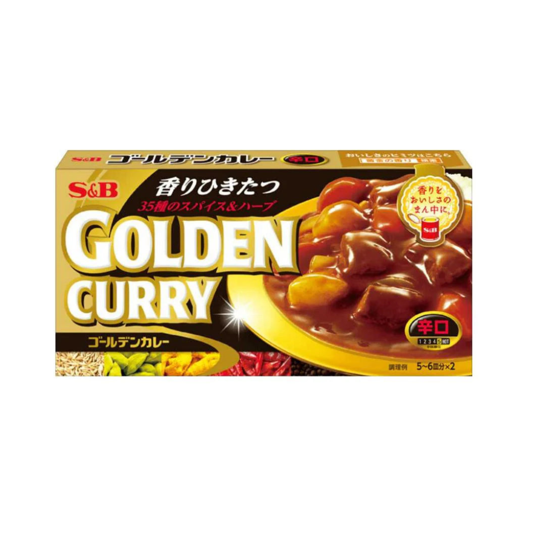 S&B Golden Curry Hot 198g