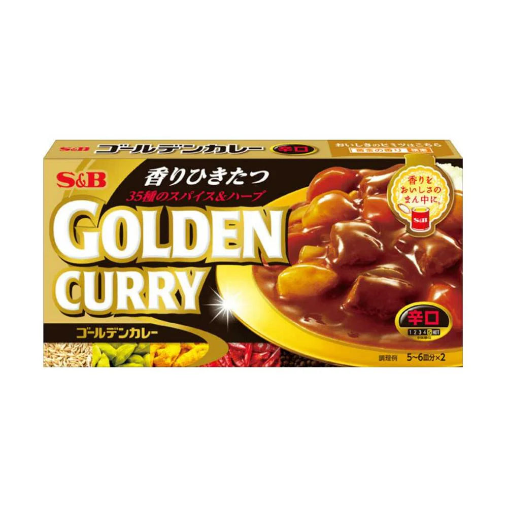 S&B Golden Curry Hot 198g