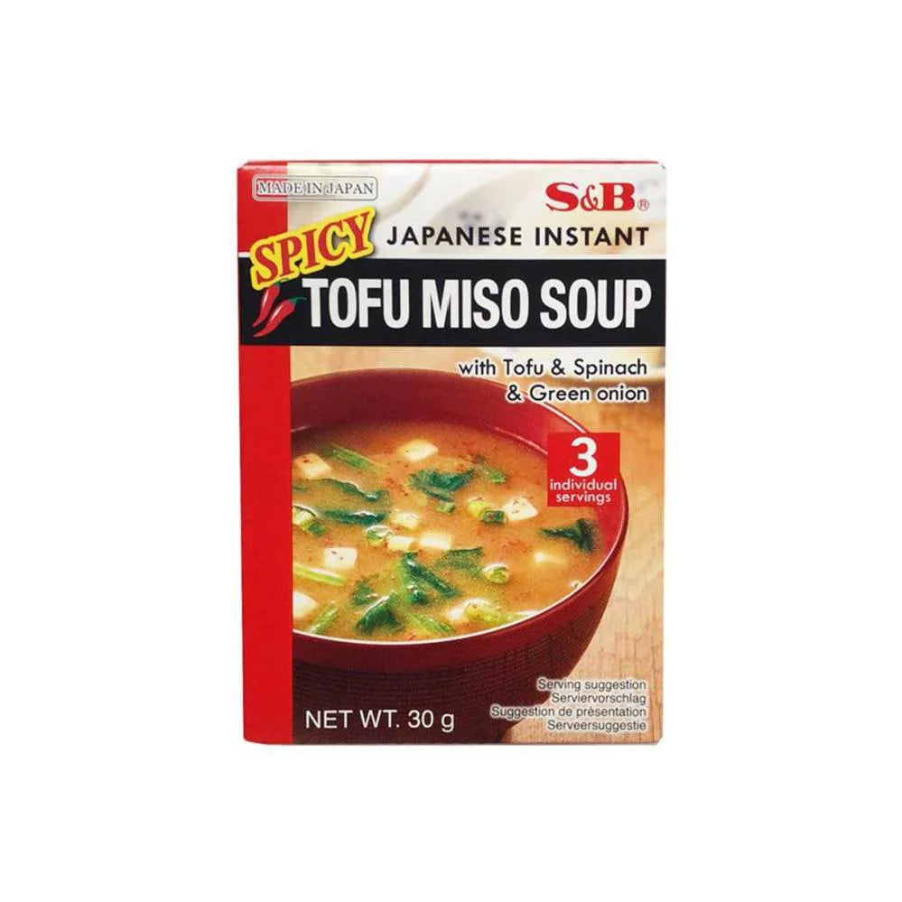 S&B Spicy Tofu Miso Soup 3pk