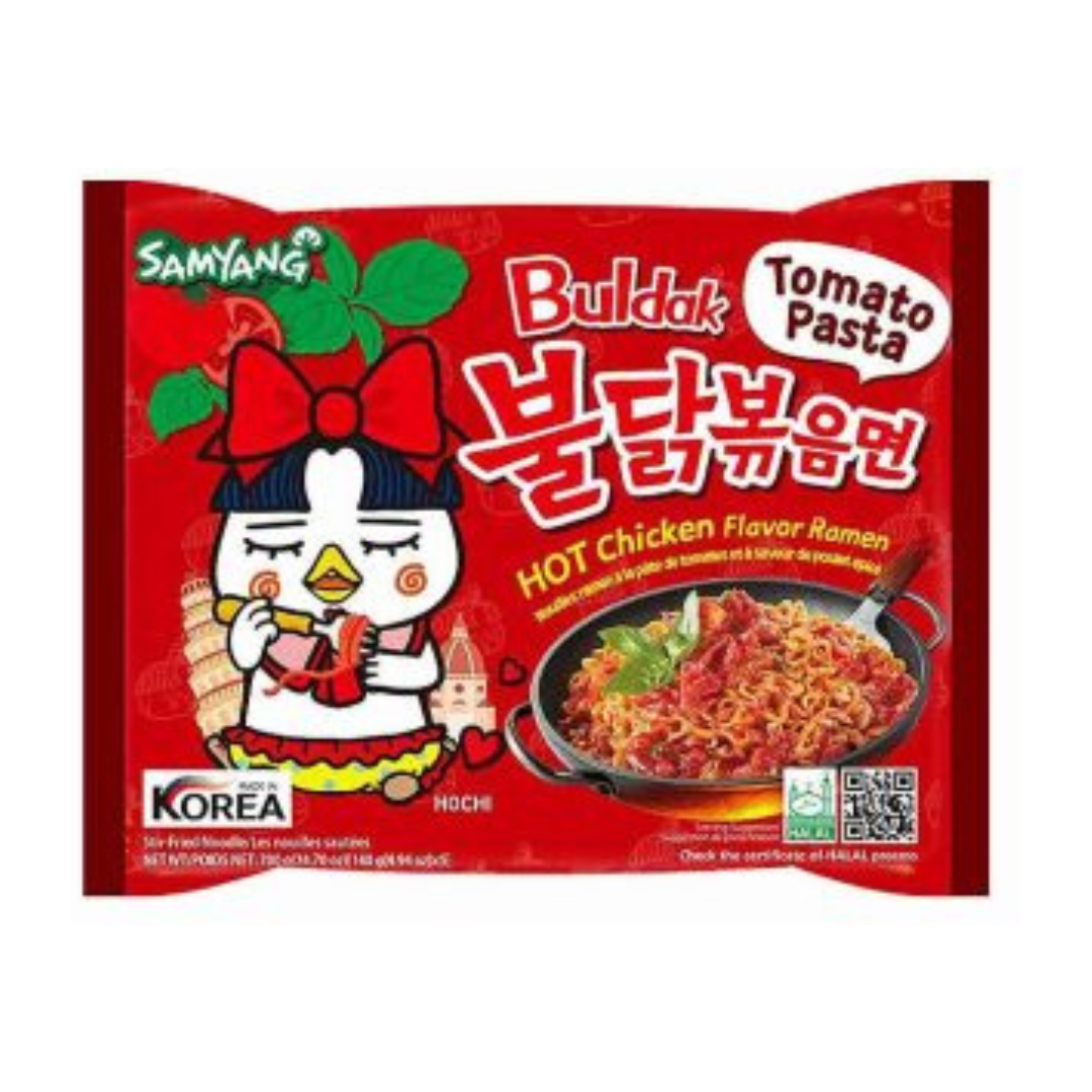 Samyang Buldak Tomato Paste Hot Chicken Flavor Ramen 140g