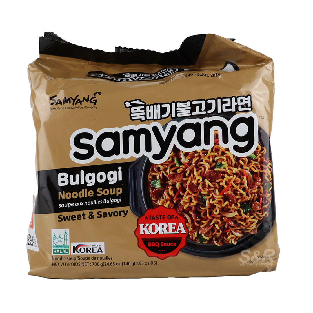 Samyang Bulgogi sweet & savory 700g 5pk