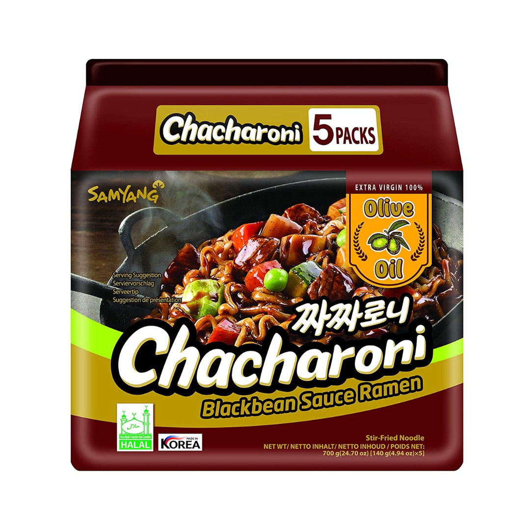 Samyang Chacharoni Blackbean Sauce Ramen 5pk 700g