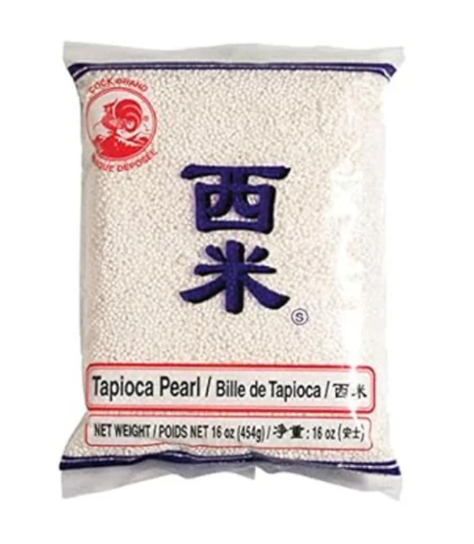 Cock Brand White Tapioca Pearls 454g