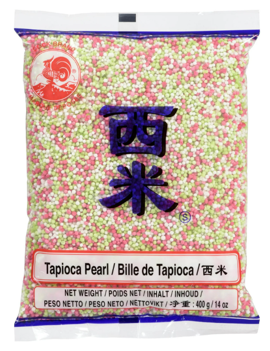 Cock Brand Tapioca Pearl Small colorful 454g