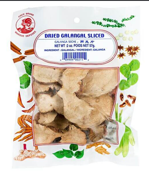 Dried Galangal sliced 57g