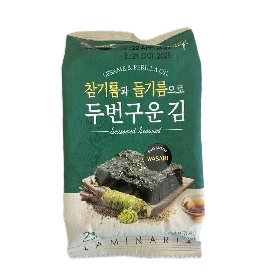 Nori Land Yes-Chef Seasoned Seaweed Wasabi 1pc