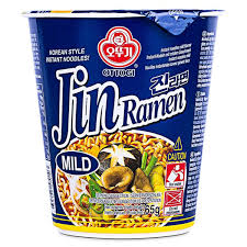 Ottogi Jin Ramen Mild Small Cup Noodle 65g