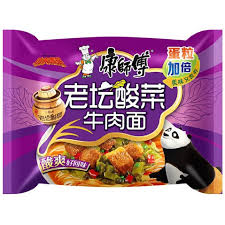 Master Kong Pickled Vegetable Beef Noodle 117g