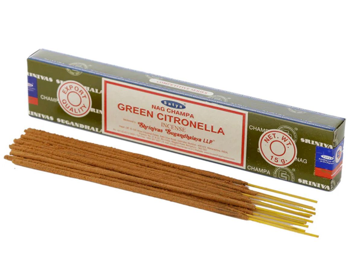 Sayta Nag Champa Green Citronella Incense 15g